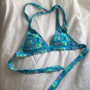 Roxy triangle bikini top